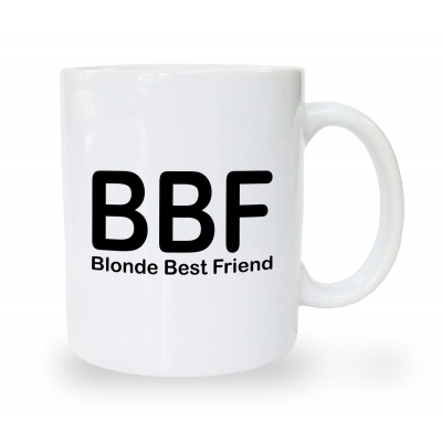 Kubek dla przyjaciółki, przyjaciółek, koleżanki BBF Blonde Best Friend